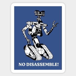 No disassemble! Sticker